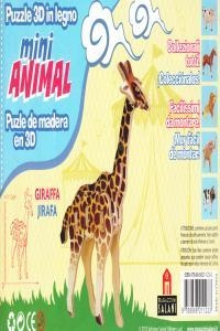 JIRAFA MINI ANIMAL PUZLE DE MADERA EN 3D | 9788868211233