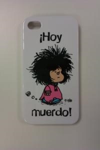 CARCASA IPHONE 4S - MAFALDA HOY MUERDO BLANCA | 9788862129190 | QUINO