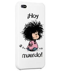 CARCASA IPHONE 5 - 5S MAFALDA HOY MUERDO BLANCO | 9788868211714 | QUINO