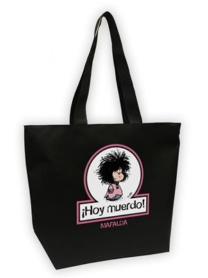 BOLSA MEGA SHOPPER MAFALDA - HOY MUERDO | 9788893674690 | QUINO
