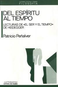 DEL ESPIRITU AL TIEMPO | 9788476581292 | PEÑALVER, PATRICIO