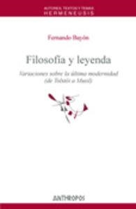 FILOSOFIA Y LEYENDA | 9788476589342 | BAYON
