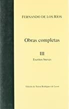 OBRAS COMPLETAS FERNANDO DE LOS RIOS III | 9788476585139 | RIOS, FERNANDO DE LOS