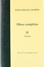 OBRAS COMPLETAS FERNANDO DE LOS RIOS IV | 9788476585146 | RIOS, FERNANDO DE LOS