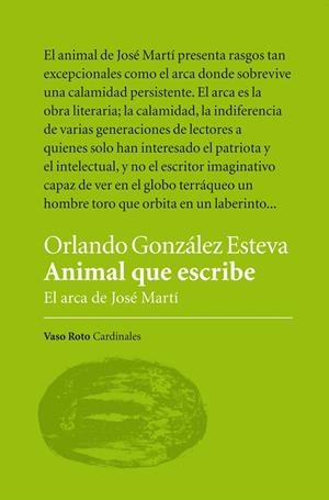 ANIMAL QUE ESCRIBE | 9788415168935 | GONZALEZ ESTEVA, ORLANDO