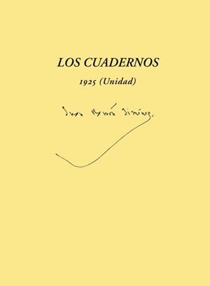 CUADERNOS 1925 (UNIDAD), LOS | 9788484724285 | JIMENEZ, JUAN RAMÓN