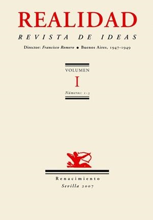 REALIDAD REVISTA DE IDEAS 1947-1949 | 9788484723042 | ROMERO, FRANCISCO