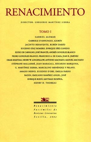 RENACIMIENTO (1907) DOS TOMOS | 9788484720737 | MARTINEZ SIERRA, GREGO