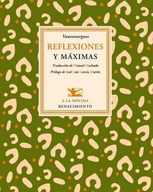 REFLEXIONES Y MAXIMAS | 9788484726180 | MARQUES DE VAUVERNARGUES, LUC DE CLAPIER