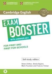 CAMBRIDGE ENGLISH EXAM BOOSTERS WITH ANSWERS KEY FOR FIRST AND FIRST FOR SCHOOLS | 9781108553933 | CHILTON, HELEN / DIGNEN, SHEILA