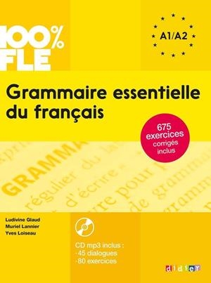 GRAMMAIRE ESSENTIELLE A1/A2 (LIVRE+CD) | 9782278081028