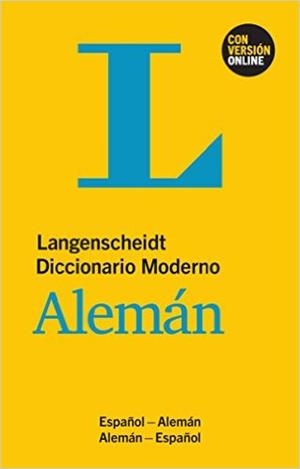 LANGENSCHEIDT DICCIONARIO MODERNO DE ALEMÁN: ESPANOL - ALEMAN / ALEMAN - ESPANOL | 9783468960475