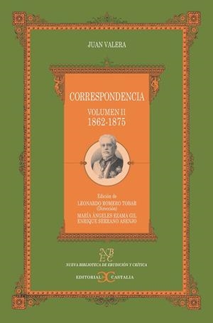 CORRESPONDENCIA. VOLUMEN II. (1862-1875) | 9788497400411 | VALERA, JUAN