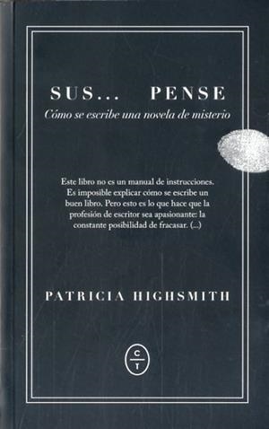 SUS... PENSE | 9788461733750 | HIGHSMITH, PATRICIA