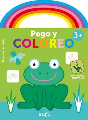 ARCO IRIS - PEGO Y COLOREO +3 RANA | 9789403214450 | BALLON