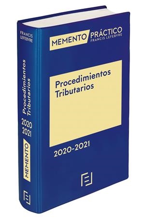 MEMENTO PROCEDIMIENTOS TRIBUTARIOS 2020-2021 | 9788417985363 | LEFEBVRE-EL DERECHO