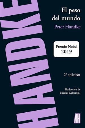 PESO DEL MUNDO, EL | 9788416287819 | HANDKE, PETER