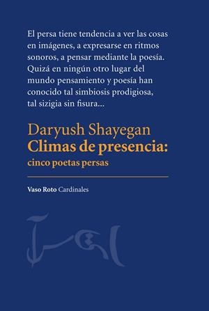 CLIMAS DE PRESENCIA | 9788494691003 | SHAYEGAN, DARYUSH
