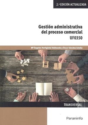 GESTIÓN ADMINISTRATIVA DEL PROCESO COMERCIAL - UF0350 | 9788428344791 | SÁNCHEZ ESTELLA, ÓSCAR/HORTIGÜELA VALDEANDE, MARIA ANGELES