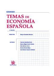 TEMAS DE ECONOMÍA ESPAÑOLA | 9788498762815 | MIGUEL GONZÁLEZ MORENO/FRANCISCO MARTÍNEZ SIERRA/MARCOS MIGUEL GARCIA VELASCO/ELIAS MELCHOR FERRER/D