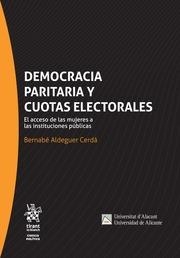 DEMOCRACIA PARITARIA Y CUOTAS ELECTORALES | 9788491192947 | ALDEGUER CERDÁ, BERNABÉ