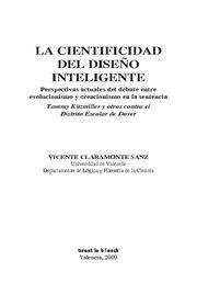 CIENTIFICIDAD DEL DISEÑO INTELIGENTE, LA | 9788498761658 | CLARAMONTE SANZ, VICENTE MANUEL