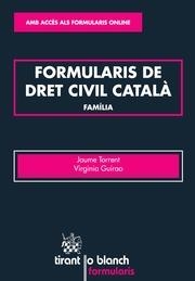 FORMULARIS DE DRET CIVIL CATALÀ FAMÍLIA | 9788491192206 | TORRENT ECHEVARRIA, JAUME