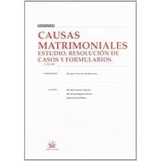 CAUSAS MATRIMONIALES. ESTUDIO, RESOLUCIONES DE CASOS Y FORMULARIOS | 9788484423898 | ENRIQUE VIVÓ DE UNDABARRENA/Mª JOSÉ CIAURRIZ LABIANO/Mª TERESA REGUEIRO GARCÍA/AMELIA ARIZA ROBLES