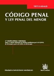 CÓDIGO PENAL Y LEY PENAL DEL MENOR 17ª ED. 2011 | 9788490040171 | FRANCISCO JAVIER ÁLVAREZ GARCÍA/ANA CRISTINA ANDRÉS DOMÍNGUEZ/PAZ M. DE LA CUESTA AGUADO/ANA GUTIÉRR