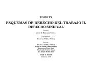 TOMO XX ESQUEMAS DE DERECHO DEL TRABAJO II DERECHO SINDICAL | 9788498764222 | JESÚS R. MERCADER UGUINA/ANA DE LA PUEBLA PINILLA/MARÍA DE SANDE PÉREZ-BEDMAR/MARAVILLAS ESPÍN SÁEZ/