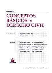 CONCEPTOS BÁSICOS DE DERECHO CIVIL | 9788498765755 | JOSÉ MANUEL RUIZ-RICO RUIZ/Mª LUISA MORENO-TORRES HERRERA/ANTONIO ALCALÁ NAVARRO/ANTONIO ALCALÁ NOGU
