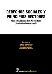 DERECHOS SOCIALES Y PRINCIPIOS RECTORES ACTAS DEL IX CONGRESO DE LA ASOCIACIÓN DE CONSTITUCIONALISTAS DE ESPAÑA | 9788490045596 | JOSÉ LUIS CASCAJO CASTRO/MANUEL TEROL BECERRA/ANTONIO DOMÍNGUEZ VILA/VICENTE NAVARRO MARCHANTE/ANTON