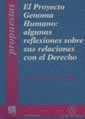PROYECTO GENOMA HUMANO, EL : ALGUNAS REFLEXIONES SOBRE SUS RELACIONES CON DERECHO | 9788480025478 | APARISI MIRALLES, ÁNGELA
