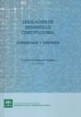 LEGISLACIÓN DE DESARROLLO CONSTITUCIONAL COMENTADA Y ANOTADA | 9788483332801 | BALAGUER CALLEJÓN, FRANCISCO