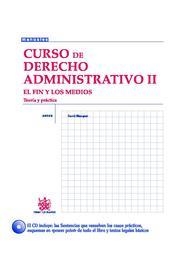 CURSO DE DERECHO ADMINISTRATIVO II EL FIN Y LOS MEDIOS | 9788484567035 | BLANQUER CRIADO, DAVID