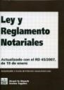 LEY Y REGLAMENTO NOTARIALES 1ª EDICIÓN 2007 | 9788484568223 | BORRELL GARCÍA, JOAQUÍN / JIMÉNEZ CLAR, ANTONIO