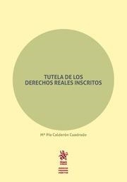 TUTELA DE LOS DERECHOS REALES INSCRITOS | 9788491699033 | CALDERÓN CUADRADO, MARÍA PÍA
