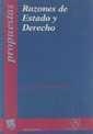 RAZONES DE ESTADO Y DERECHO | 9788480029872 | DÍEZ SÁNCHEZ, JUAN JOSÉ