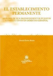ESTABLECIMIENTO PERMANENTE, EL | 9788484568100 | ELVIRA BENITO, DAVID
