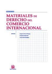 MATERIALES DE DERECHO DEL COMERCIO INTERNACIONAL | 9788484566953 | FORNER DELAYGUA, JOAQUÍN J. / GARRIGA SUAU, GEORGINA / PARRA RODRÍGUEZ, CARMEN