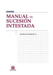 MANUAL DE SUCESIÓN INTESTADA | 9788490042809 | GONZÁLEZ PORRAS, JOSÉ MANUEL