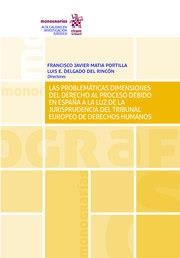 PROBLEMATICAS DIMENSIONES DEL DERECHO AL PROCESO DEBIDO EN ESPANA A LA LUZ DE LA JURISPRUDENCIA DEL TRIBUNAL EUROPEO DE DERECHOS HUMANOS, LAS | 9788413133621 | JAVIER MATIA PORTILLA, FRANCISCO