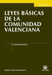 LEYES BÁSICAS DE LA COMUNIDAD VALENCIANA | 9788490041314 | RIDAURA MARTÍNEZ, Mª JOSÉ