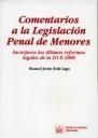 COMENTARIOS A LA LEGISLACIÓN PENAL DE MENORES | 9788484567905 | DOLZ LAGO, MANUEL JESÚS