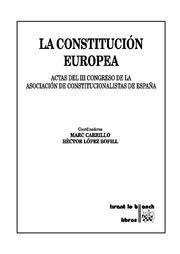 CONSTITUCIÓN EUROPEA, LA | 9788484566410 | CARRILLO, MARC / LÓPEZ BOFILL, HÉCTOR