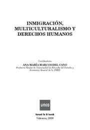 INMIGRACION, MULTICULTURALISMO Y DERECHOS HUMANOS | 9788498763928 | MARCOS DEL CANO, ANA MARÍA