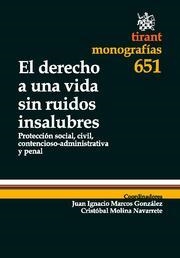 DERECHO A UNA VIDA SIN RUIDOS INSALUBRES, EL | 9788498768671 | MARCOS GONZÁLEZ, JUAN IGNACIO / MOLINA NAVARRETE, CRISTÓBAL