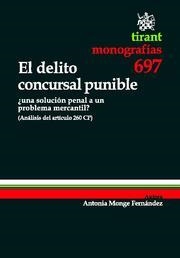 DELITO CONCURSAL PUNIBLE, EL | 9788498768251 | MONGE FERNÁNDEZ, ANTONIA