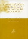 CONSTITUCIÓN Y DERECHO A LA PRESUNCIÓN DE INOCENCIA | 9788484567332 | OVEJERO PUENTE, ANA MARÍA
