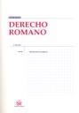 DERECHO ROMANO | 9788498762914 | PANERO GUTIERREZ, RICARDO